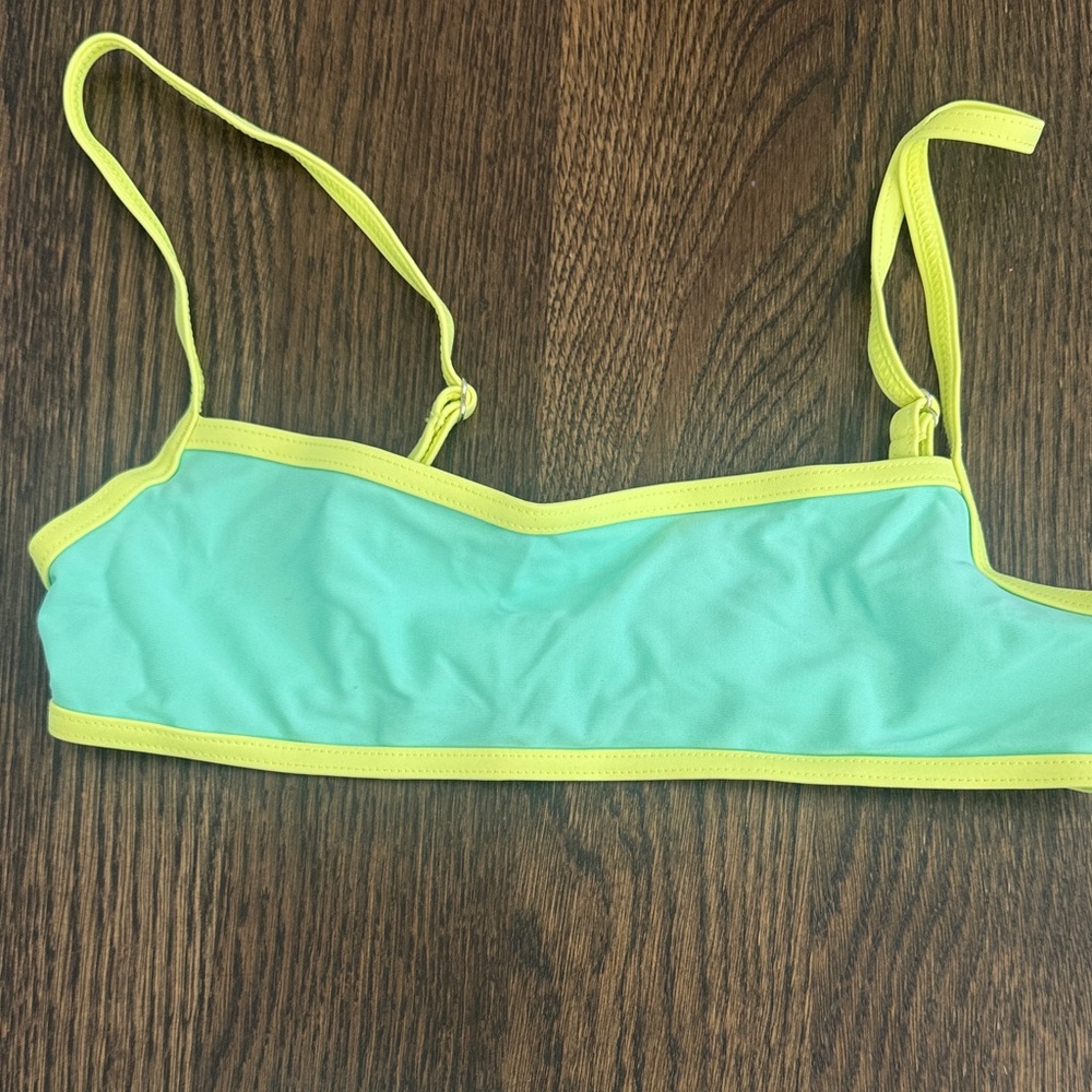 Seafoam & Lemon Contrast Bikini Set - Women - Picture 4 of 7